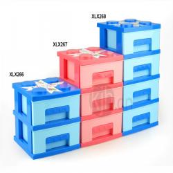 積木小層柜（正方2小、3