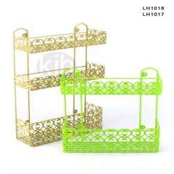 雕花方型二層、三層架