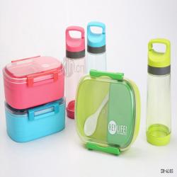 新彩獨(dú)立內(nèi)格餐盒+水