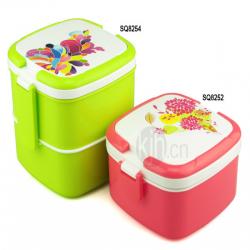 方型手提飯盒、雙層飯