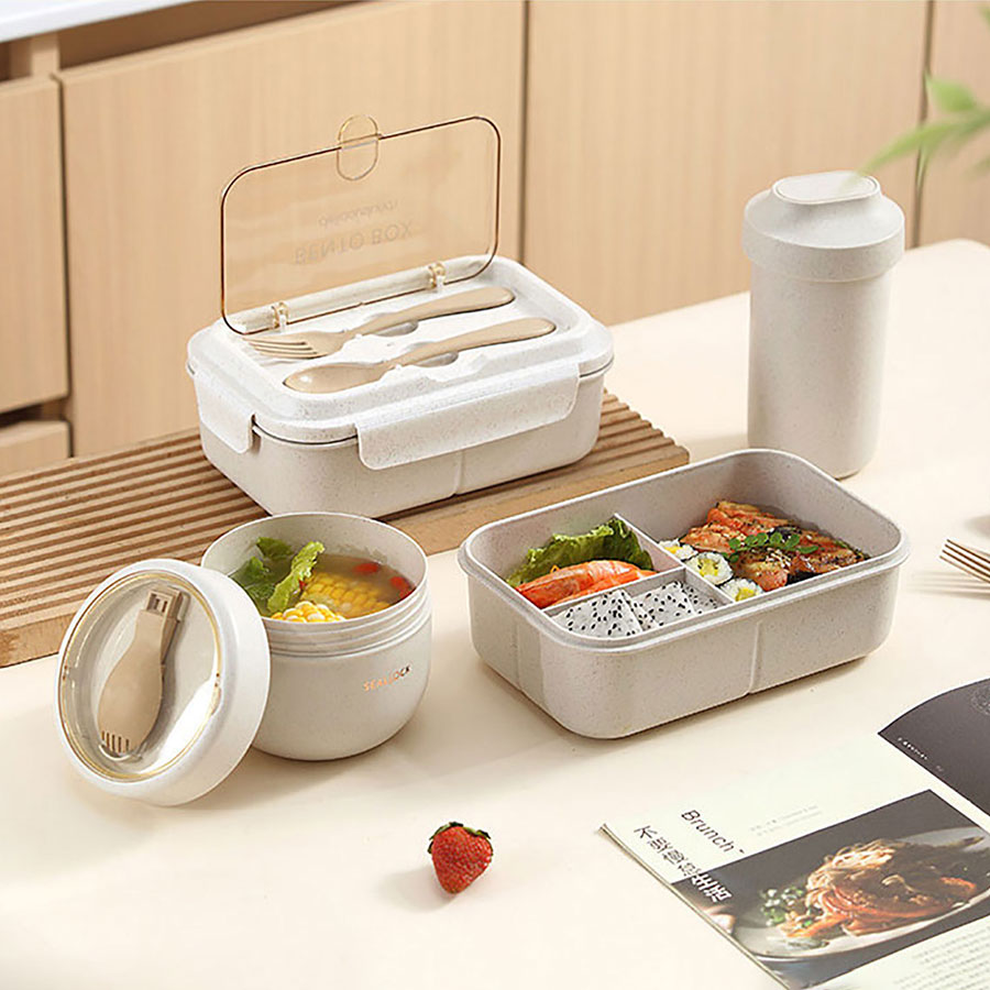 簡麥便當盒飯盒/套裝(
