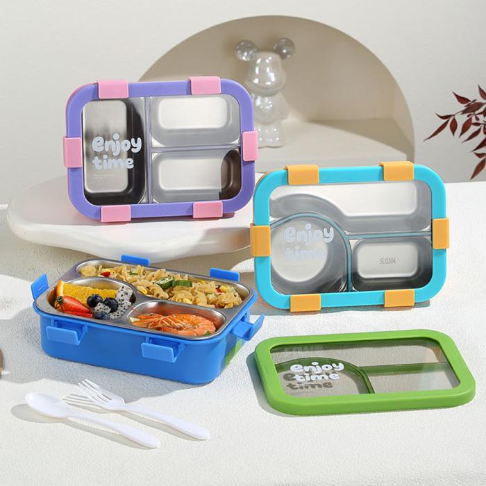 星樂便當盒不銹鋼款 下單可選(三格700ml)/(